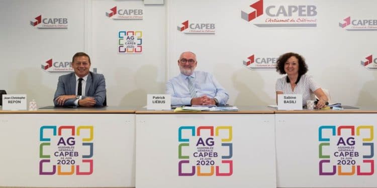 trois membres de la capeb en vidéo conférence