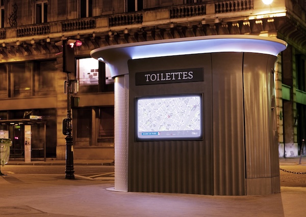 Sanisettes JCDecaux, 2009, design Patrick Jouin, photo Thomas Duval.