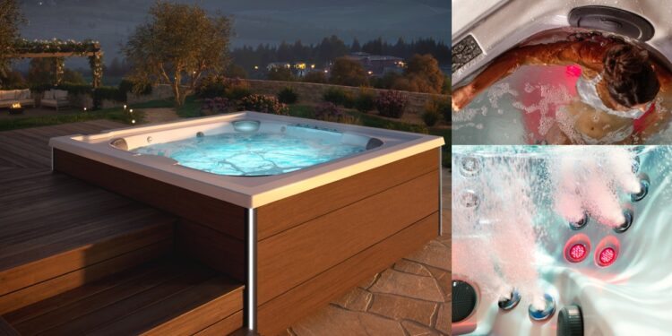 Le spa Le siège FX-IR, unique en son genre, permet à Jacuzzi de combiner à une collection de spa les thérapies par infrarouge et lumière rouge, jusqu’alors réservées aux saunas, pour une expérience de relaxation renforcée, nommée Ynergétique.